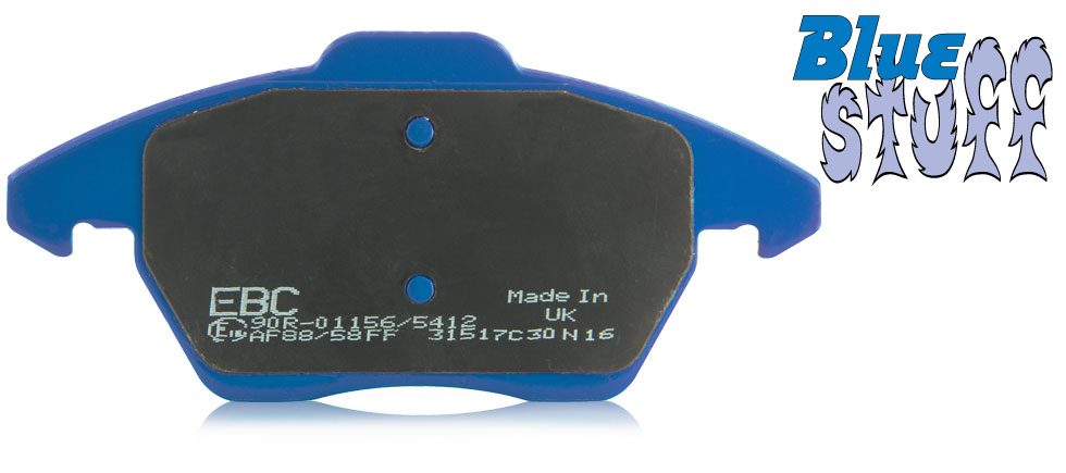  EBC Brakes Bluestuff Brake Pads Front Set Civic Type R - Click Image to Close