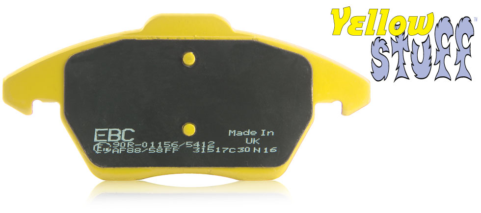  EBC Brakes Yellowstuff Brake Pads Rear Set Civic Type R - Click Image to Close