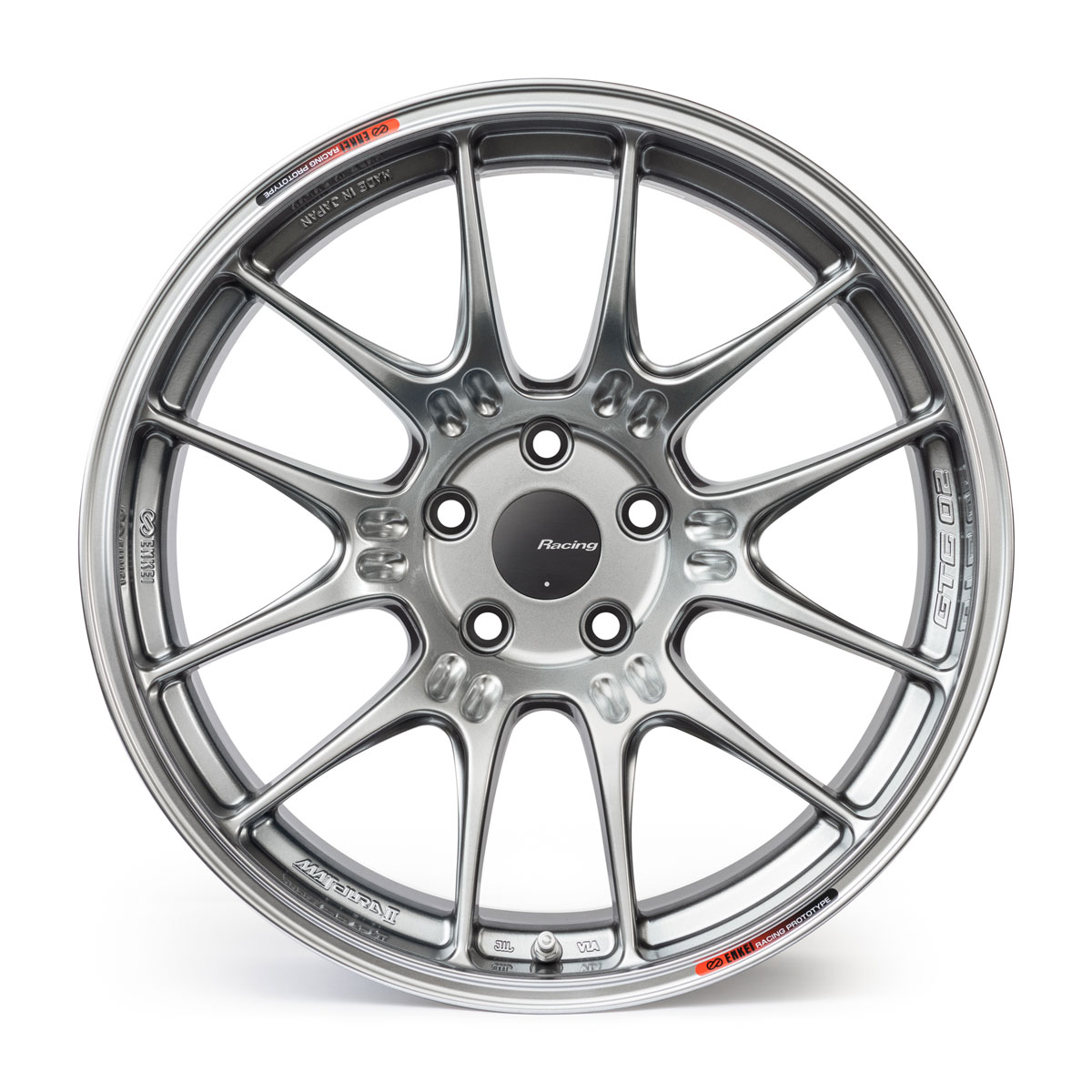  Enkei Racing GTC02 Hyper Silver 18x9.5 +45 5x120 Civic Type R