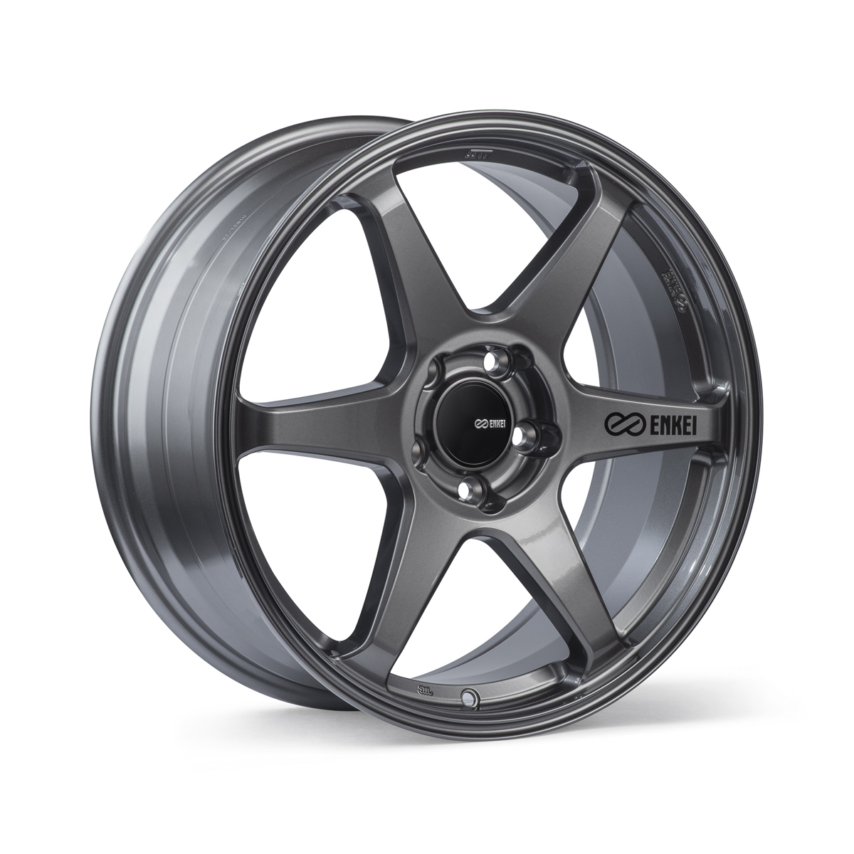  Enkei Tuning T6R Gloss Gunmetal 18x9.5 +45 5x120 Civic Type R - Click Image to Close