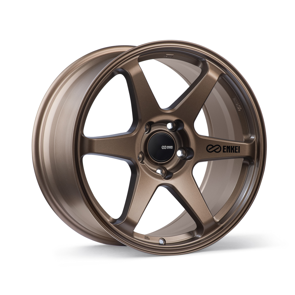  Enkei Tuning T6R Matte Bronze 18x9.5 +45 5x120 Civic Type R - Click Image to Close