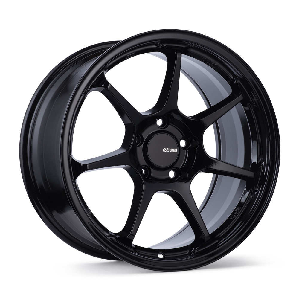  Enkei Tuning TS7 Gloss Black 18x9.5 +45 5x120 Civic Type R - Click Image to Close