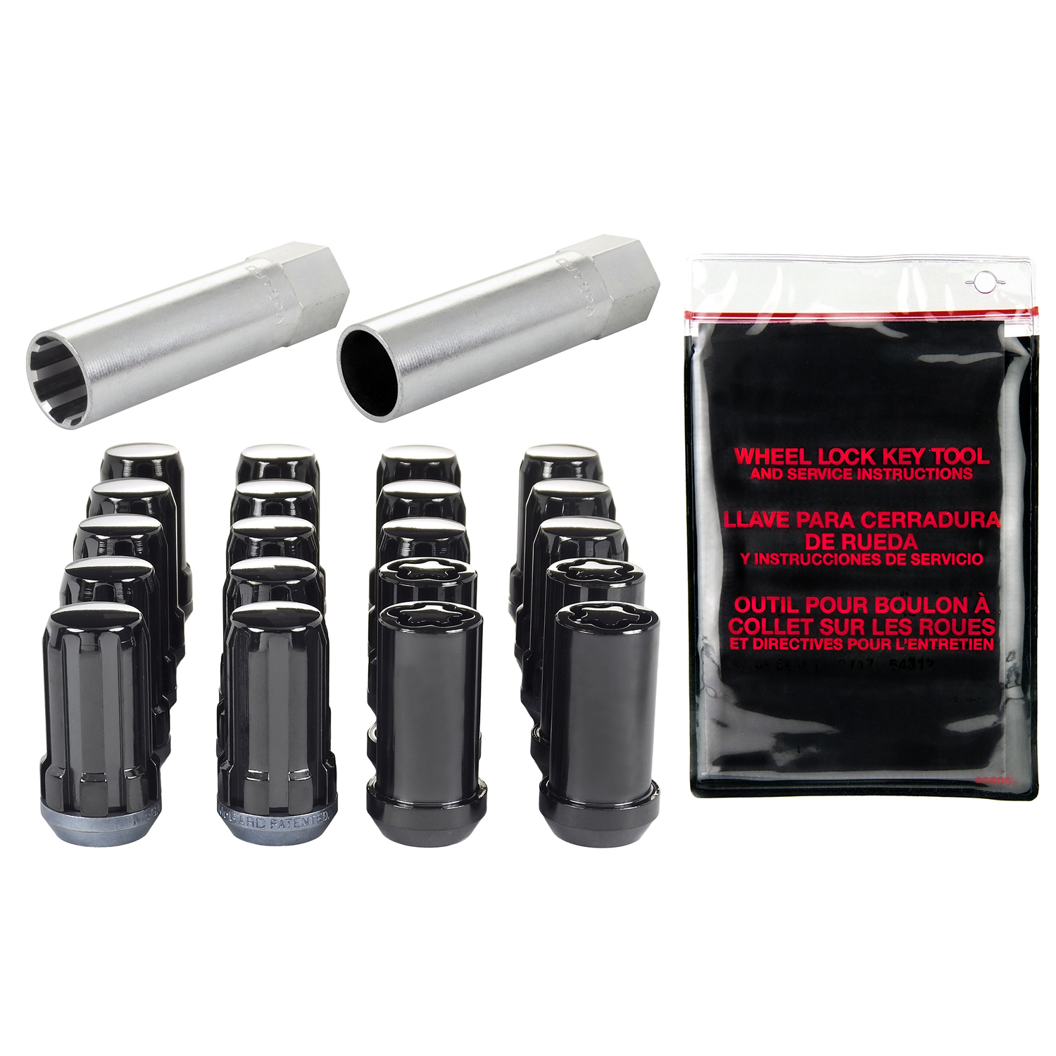  McGard Spline Drive Lug Wheel Installation Kit Black - Click Image to Close